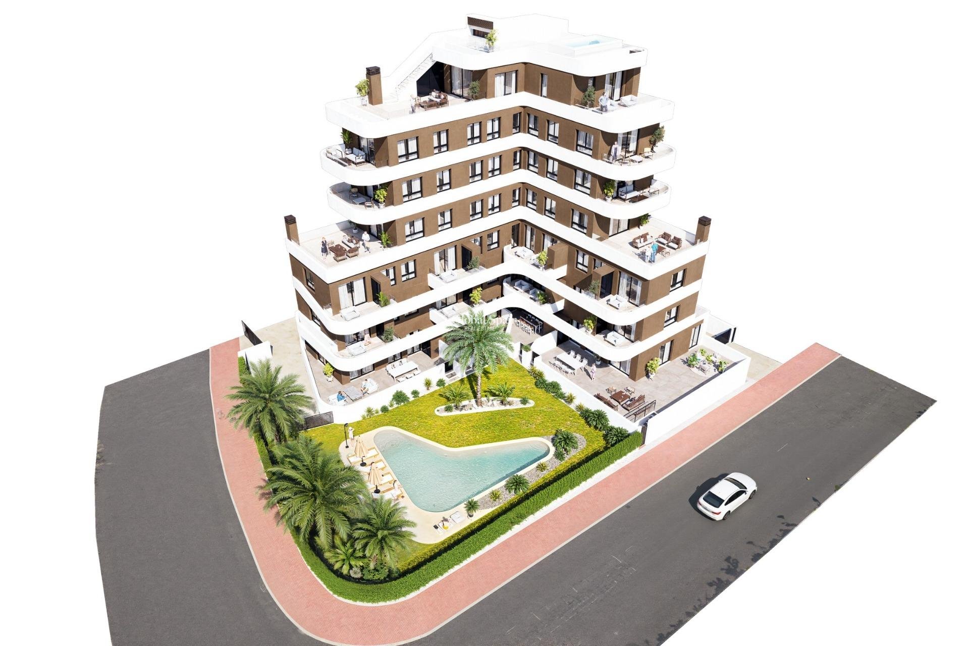 Nieuwbouw - PENTHOUSE -
GUARDAMAR DEL SEGURA - Camino del Puerto