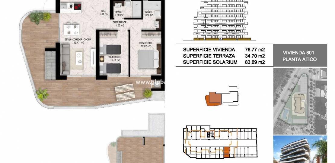 Nieuwbouw - Penthouse - Guardamar del Segura - PUERTO