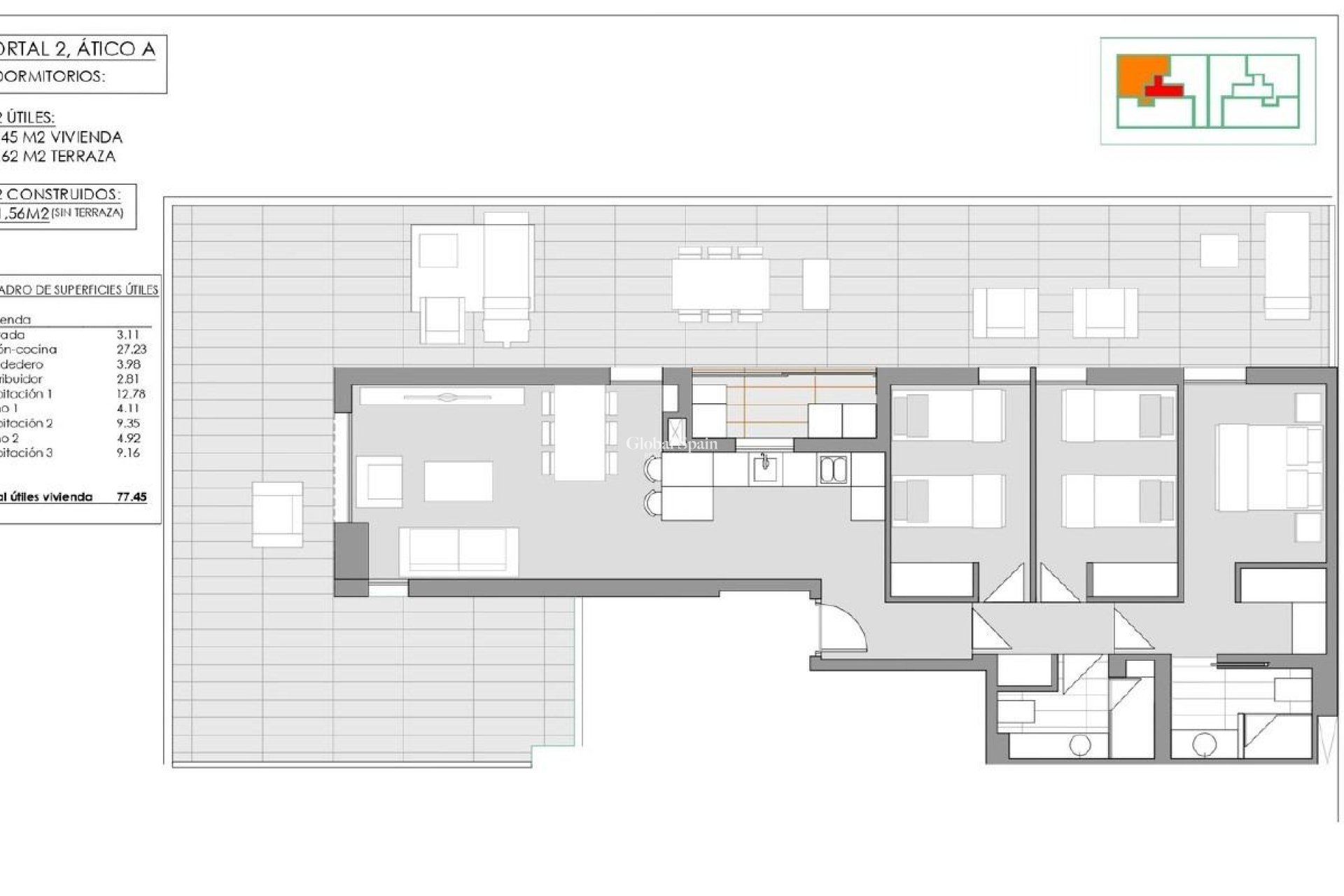 Nieuwbouw - PENTHOUSE -
JÁVEA - Pueblo
