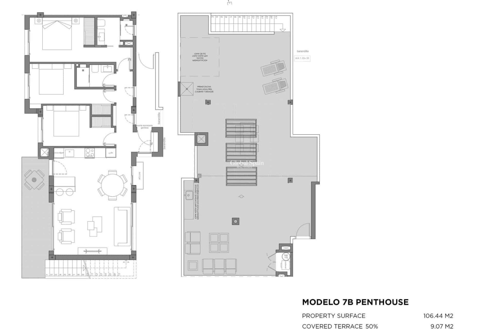 Nieuwbouw - Penthouse -
LOS ALCÁZARES - Parque Diana