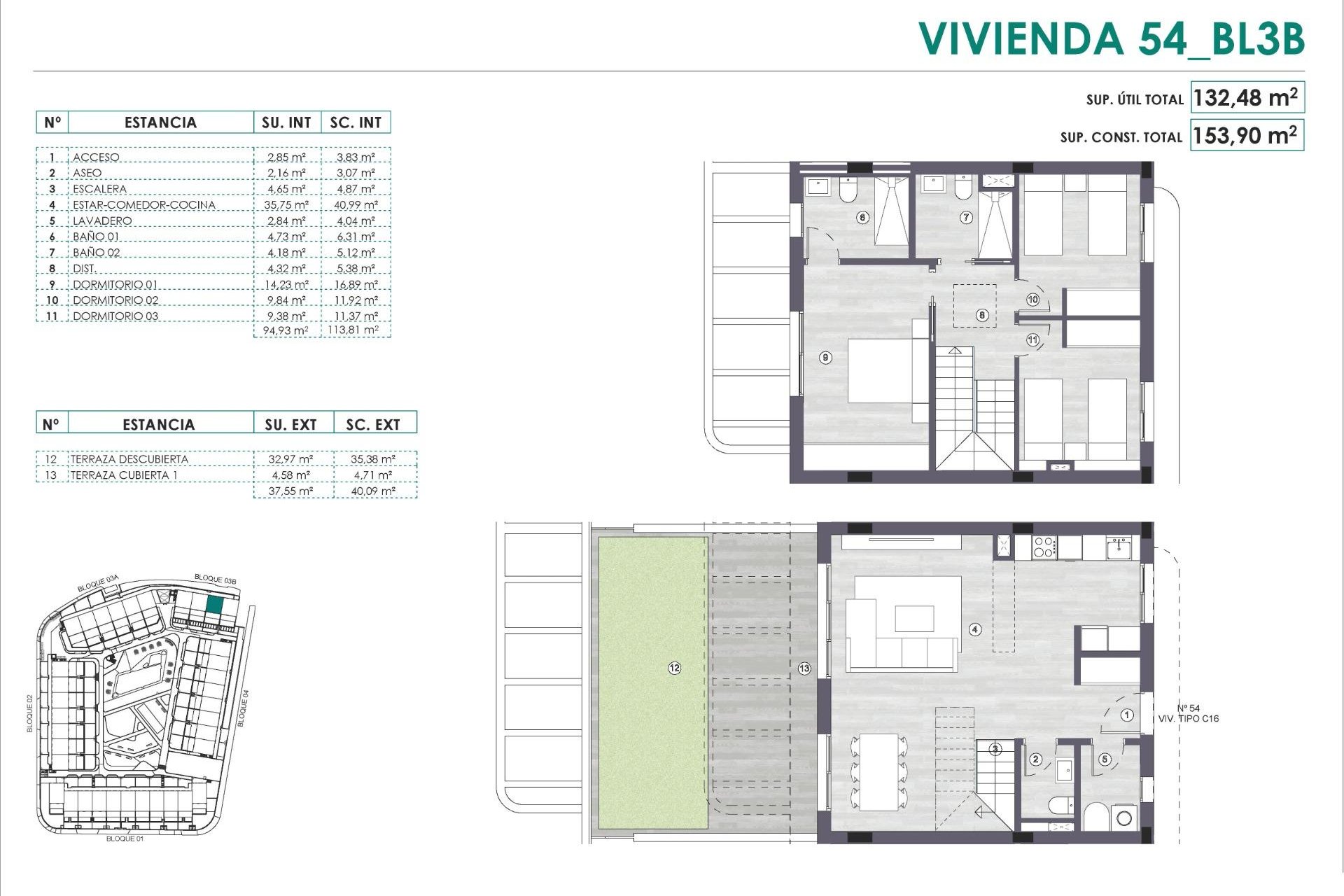 Nieuwbouw - PENTHOUSE -
MONFORTE DEL CID - Alenda Golf