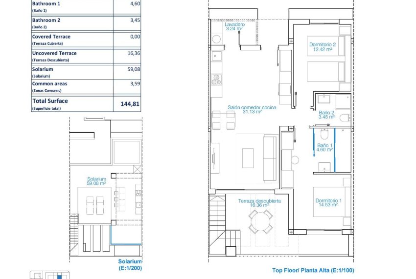 Nieuwbouw - PENTHOUSE -
PILAR DE LA HORADADA - Playa de las Higuericas