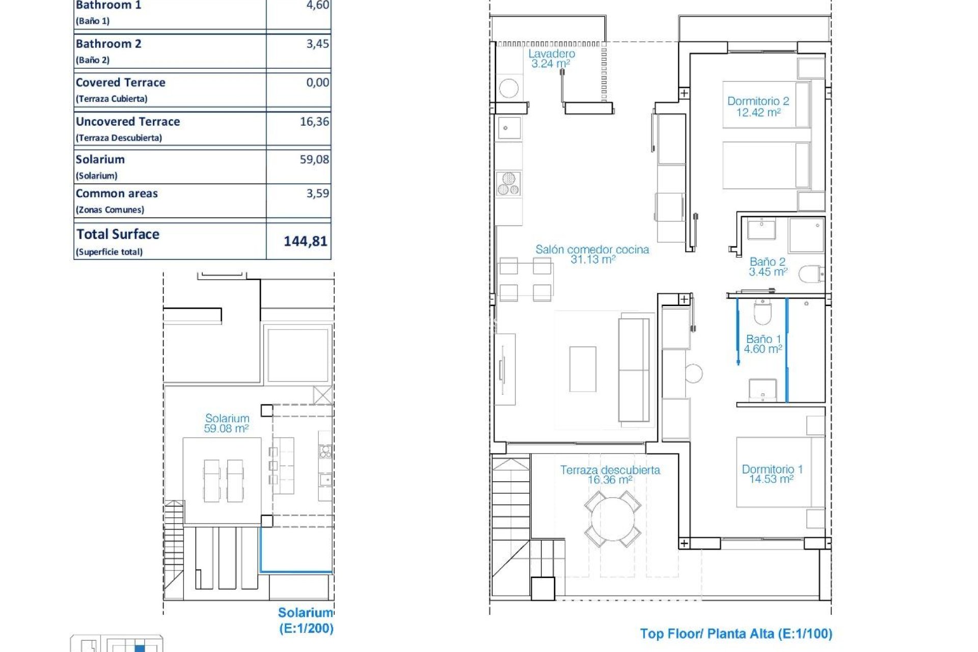 Nieuwbouw - PENTHOUSE -
PILAR DE LA HORADADA - Playa de las Higuericas