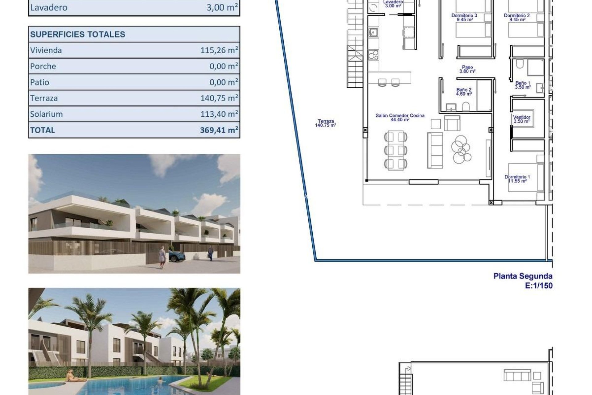 Nieuwbouw - PENTHOUSE -
PILAR DE LA HORADADA - pueblo