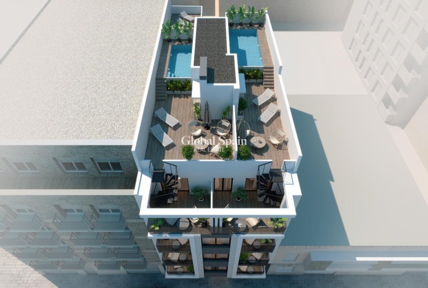 Nieuwbouw - PENTHOUSE -
TORREVIEJA - Playa de El Cura