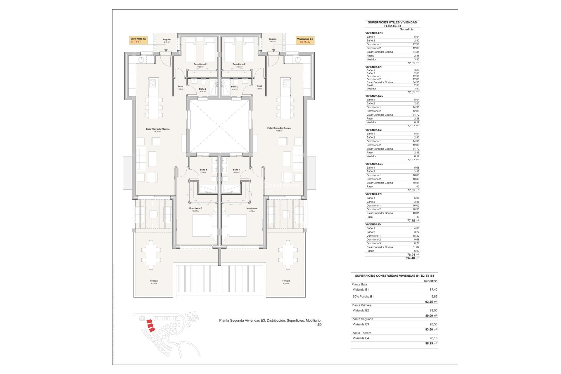 Nieuwbouw - Semi-penthouse -
Mojacar - Playa De Macenas