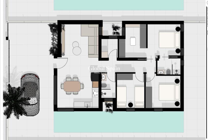 Nieuwbouw - VILLA -
BENIJÓFAR - Urb. Monteazul