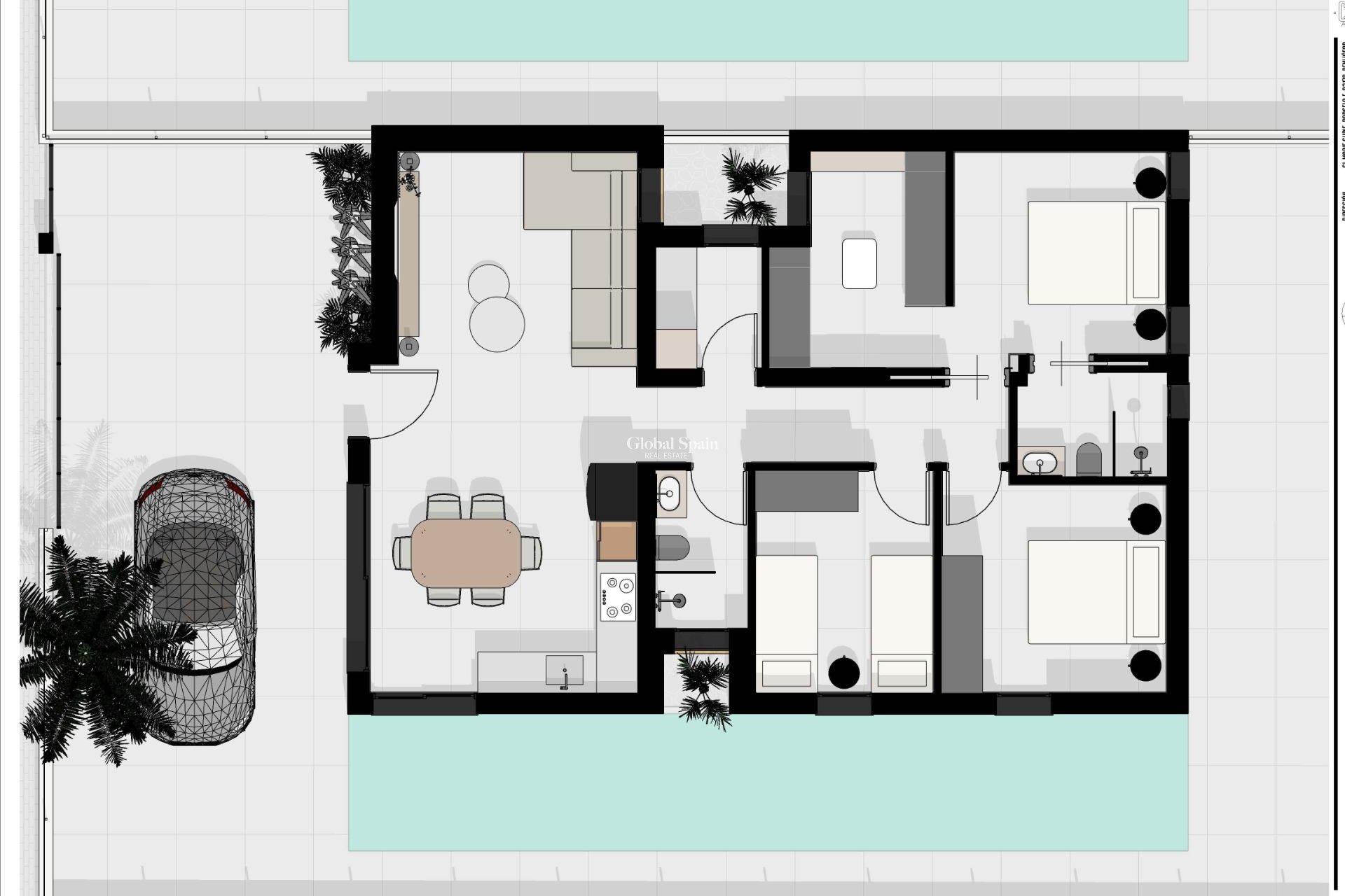 Nieuwbouw - VILLA -
BENIJÓFAR - Urb. Monteazul