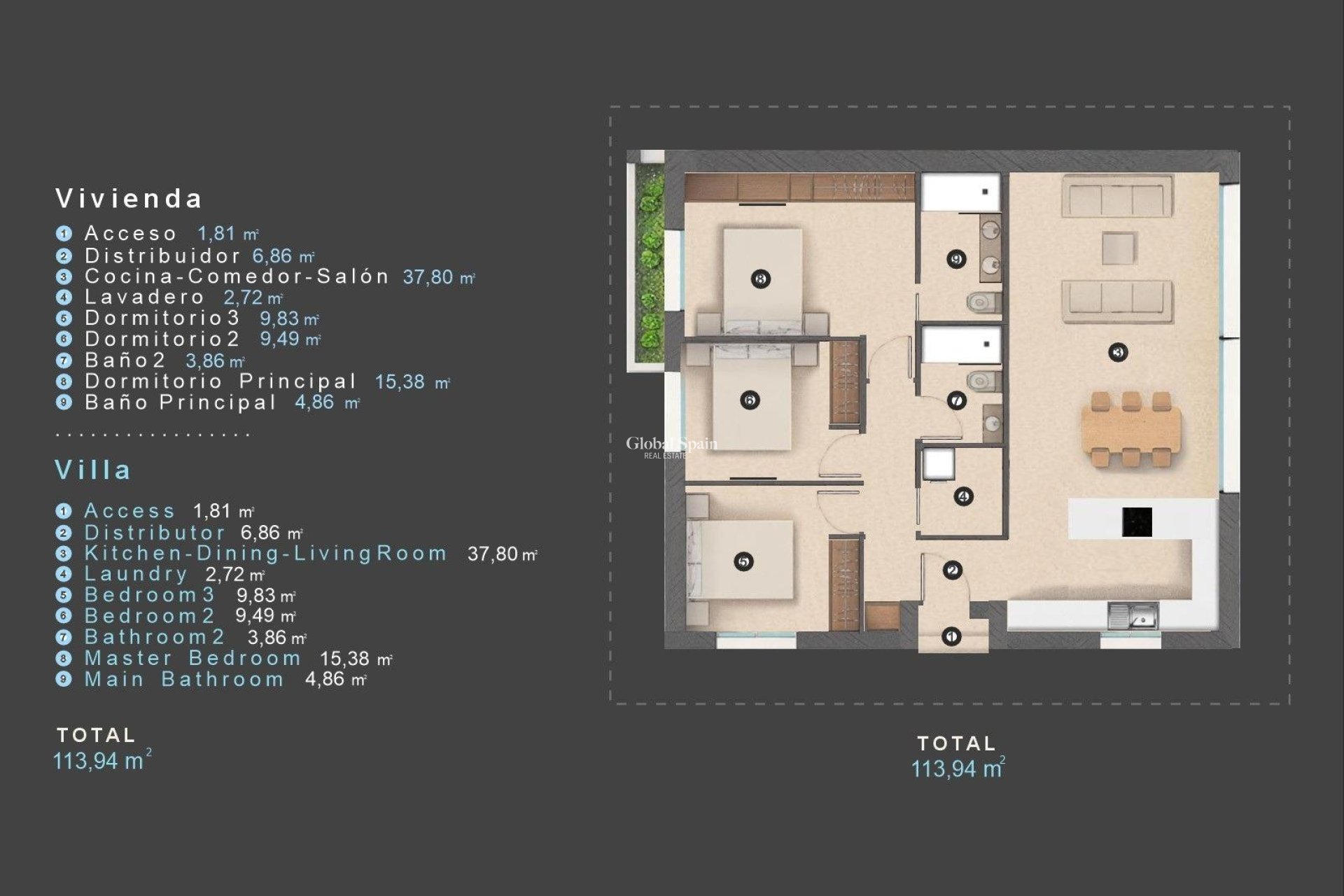Nieuwbouw - VILLA -
ORIHUELA COSTA - Las Filipinas