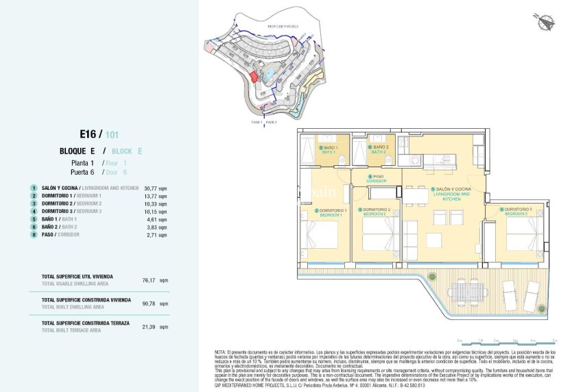 Nouvelle construction - APPARTEMENT -
ÁGUILAS - Isla del fraile