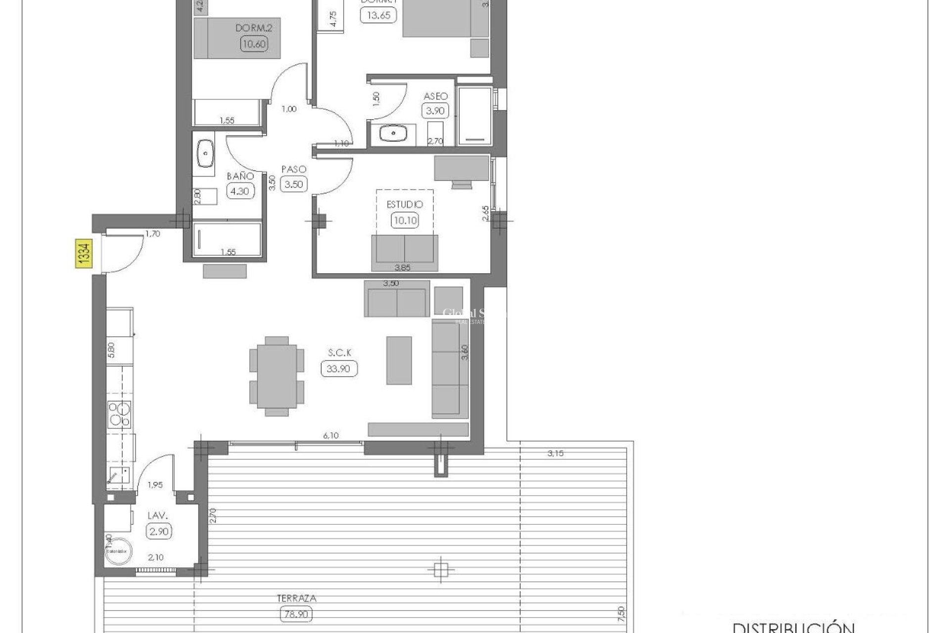 Nouvelle construction - APPARTEMENT -
ALGORFA - LA FINCA GOLF / ALGORFA