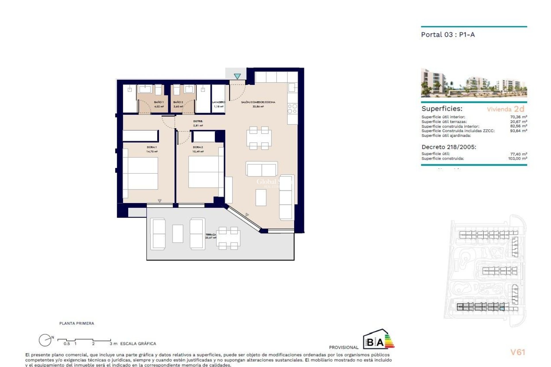 Nouvelle construction - APPARTEMENT -
ALMERIMAR - Almerimar