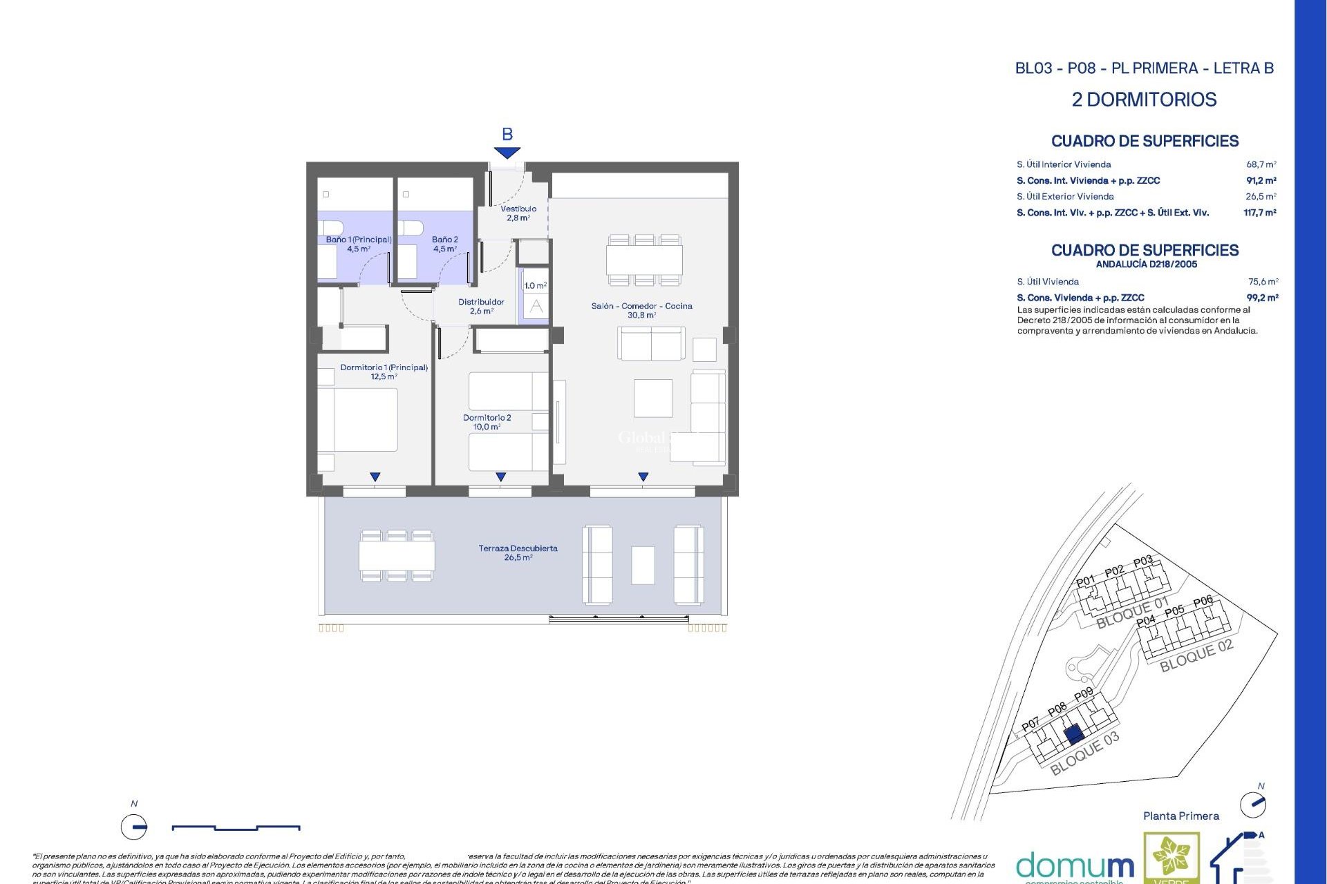 Nouvelle construction - APPARTEMENT -
CASARES - Doña Julia