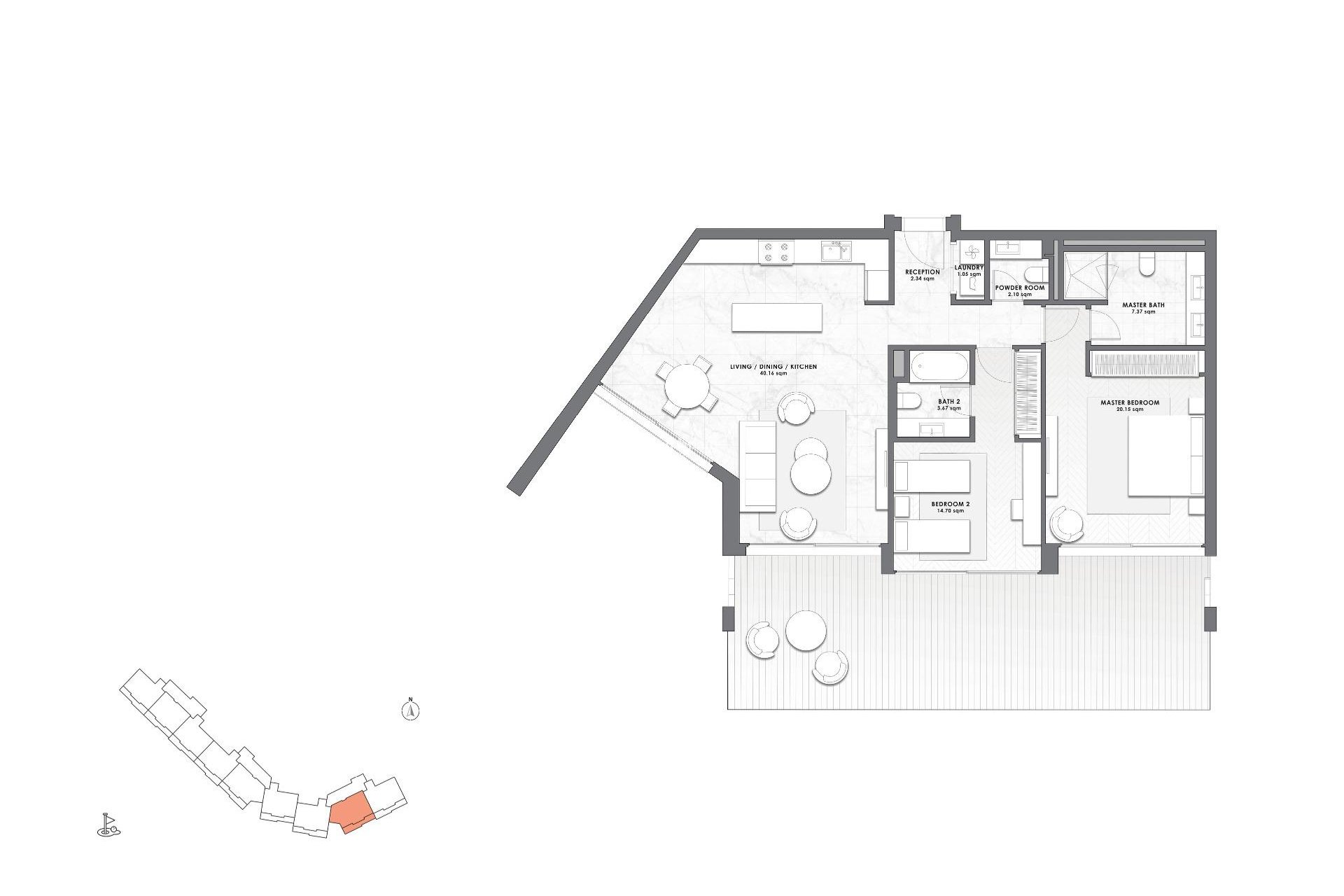 Nouvelle construction - APPARTEMENT -
CASARES - Finca Cortesín