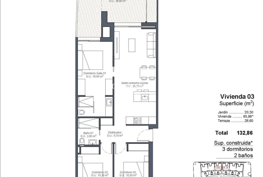 Nouvelle construction - APPARTEMENT -
CIUDAD QUESADA