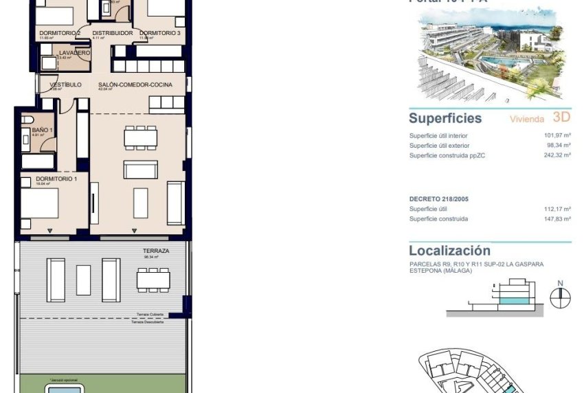 Nouvelle construction - APPARTEMENT -
ESTEPONA - Urb. La Gaspara