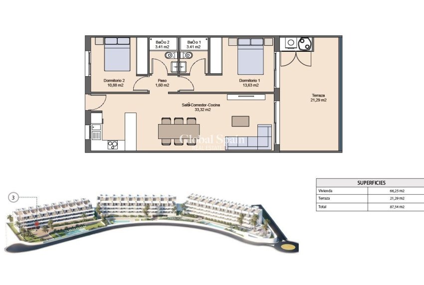 Nouvelle construction - Appartement -
FINESTRAT