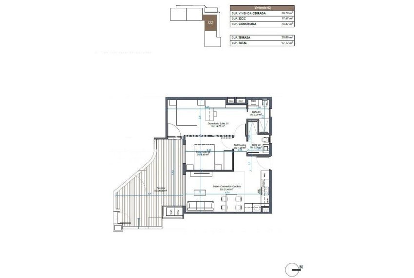 Nouvelle construction - Appartement -
GUARDAMAR DEL SEGURA - Camino del Puerto