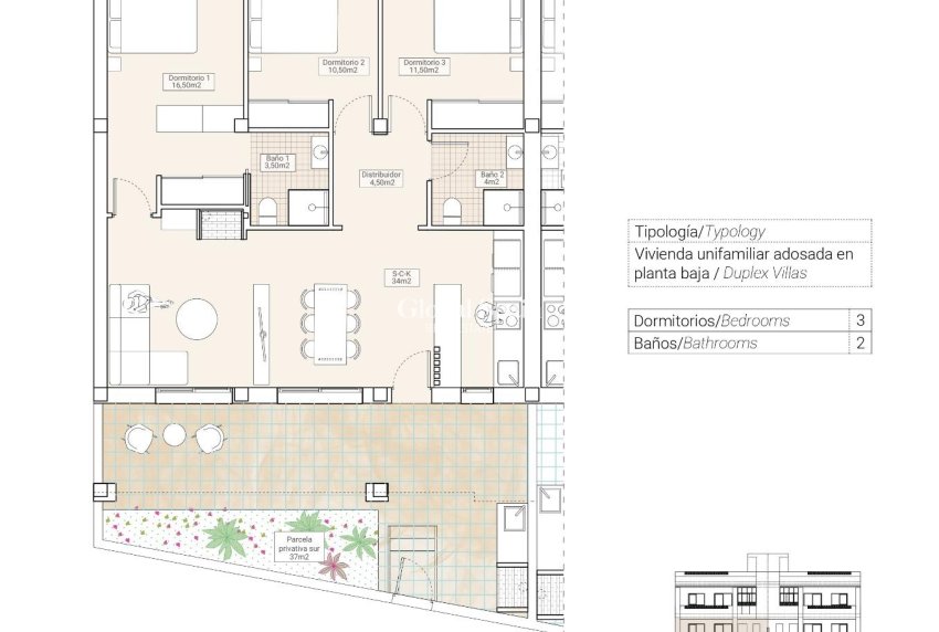 Nouvelle construction - APPARTEMENT -
HONDÓN DE LAS NIEVES - El Salero