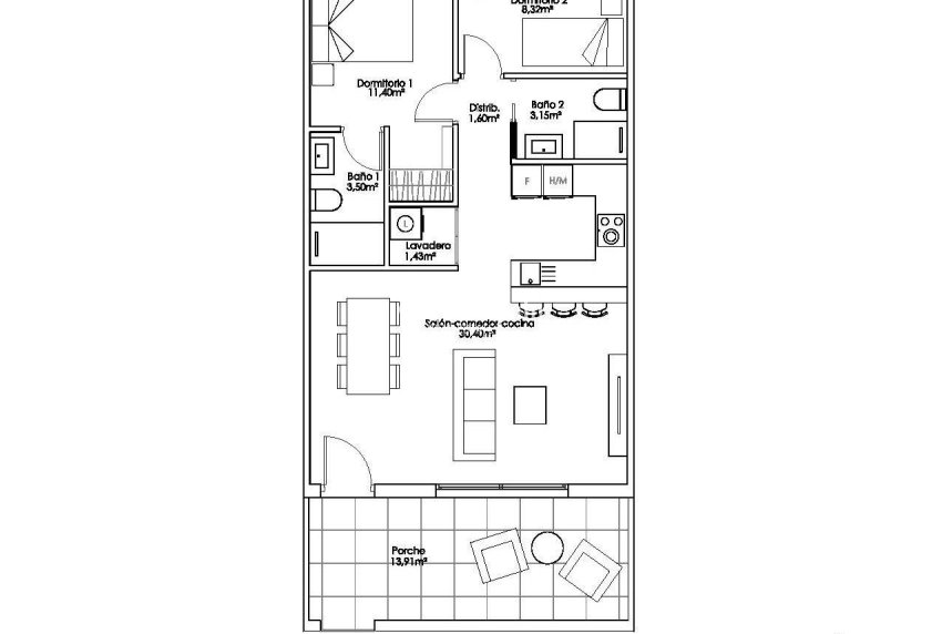 Nouvelle construction - APPARTEMENT -
PILAR DE LA HORADADA - Parque Ramon eugenio Escudero