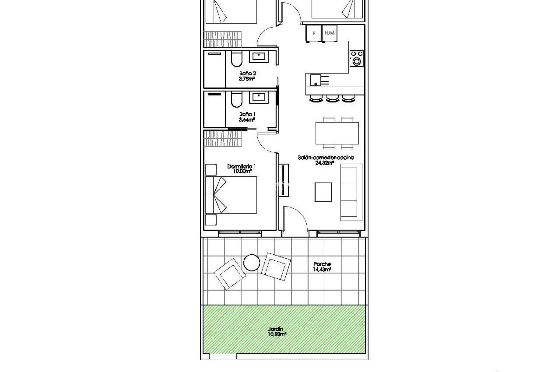 Nouvelle construction - APPARTEMENT -
PILAR DE LA HORADADA - Parque Ramon eugenio Escudero