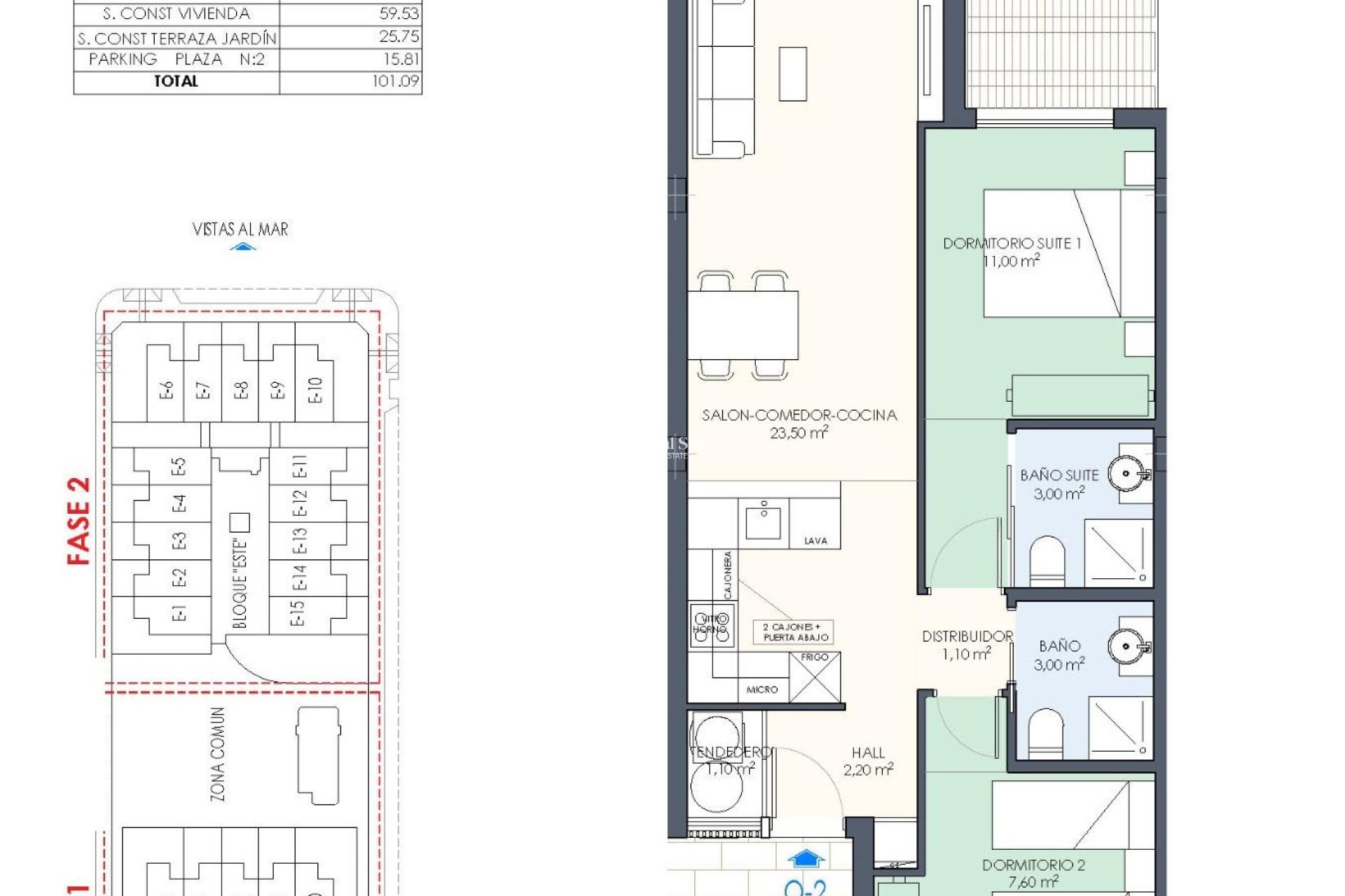 Nouvelle construction - APPARTEMENT -
PILAR DE LA HORADADA - Playa de las Higuericas