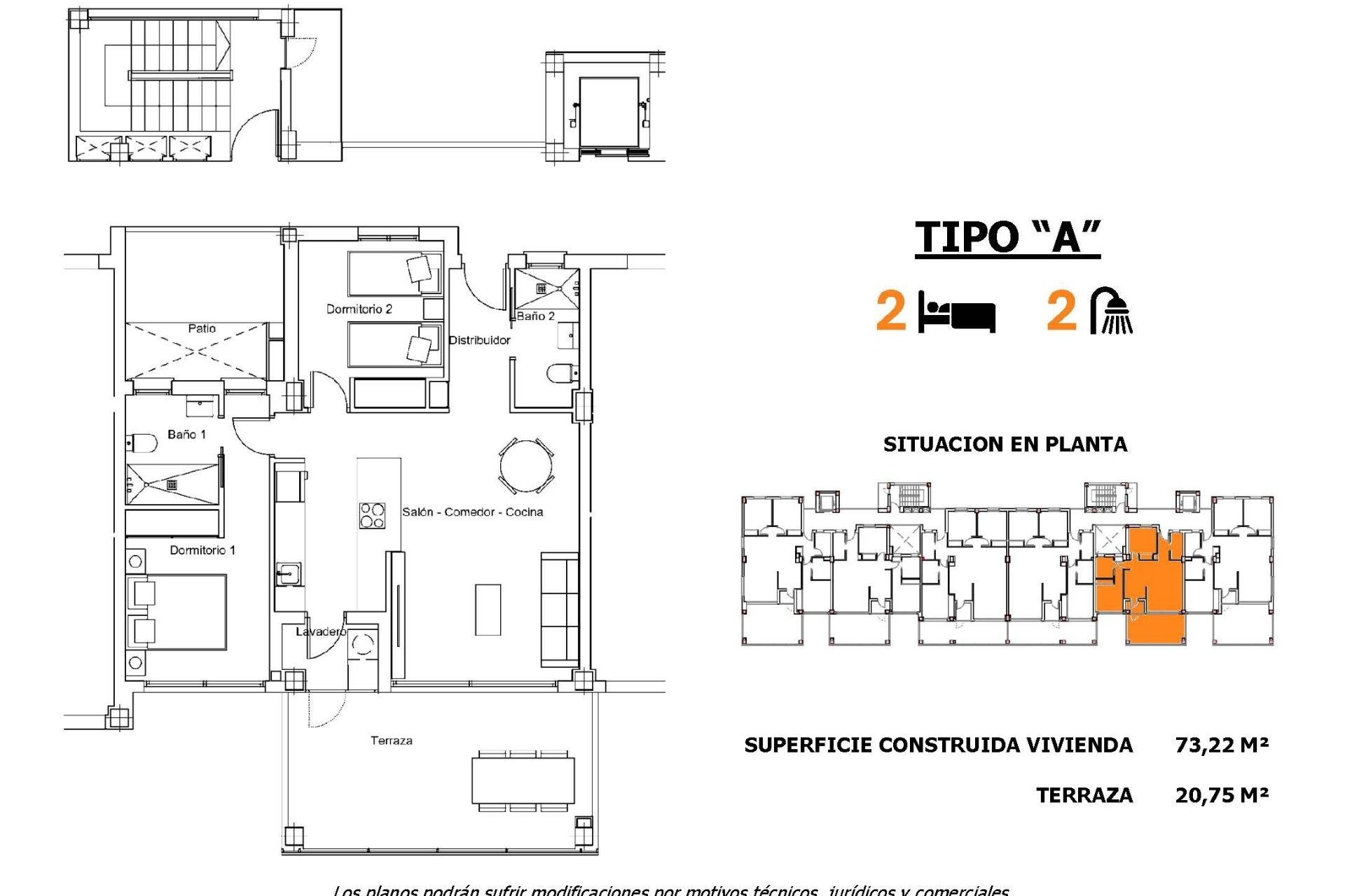 Nouvelle construction - APPARTEMENT -
SAN MIGUEL DE SALINAS - Pueblo