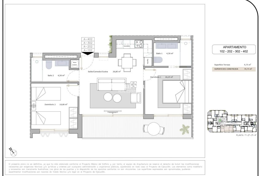 Nouvelle construction - APPARTEMENT -
SAN PEDRO DEL PINATAR - Lo pagan