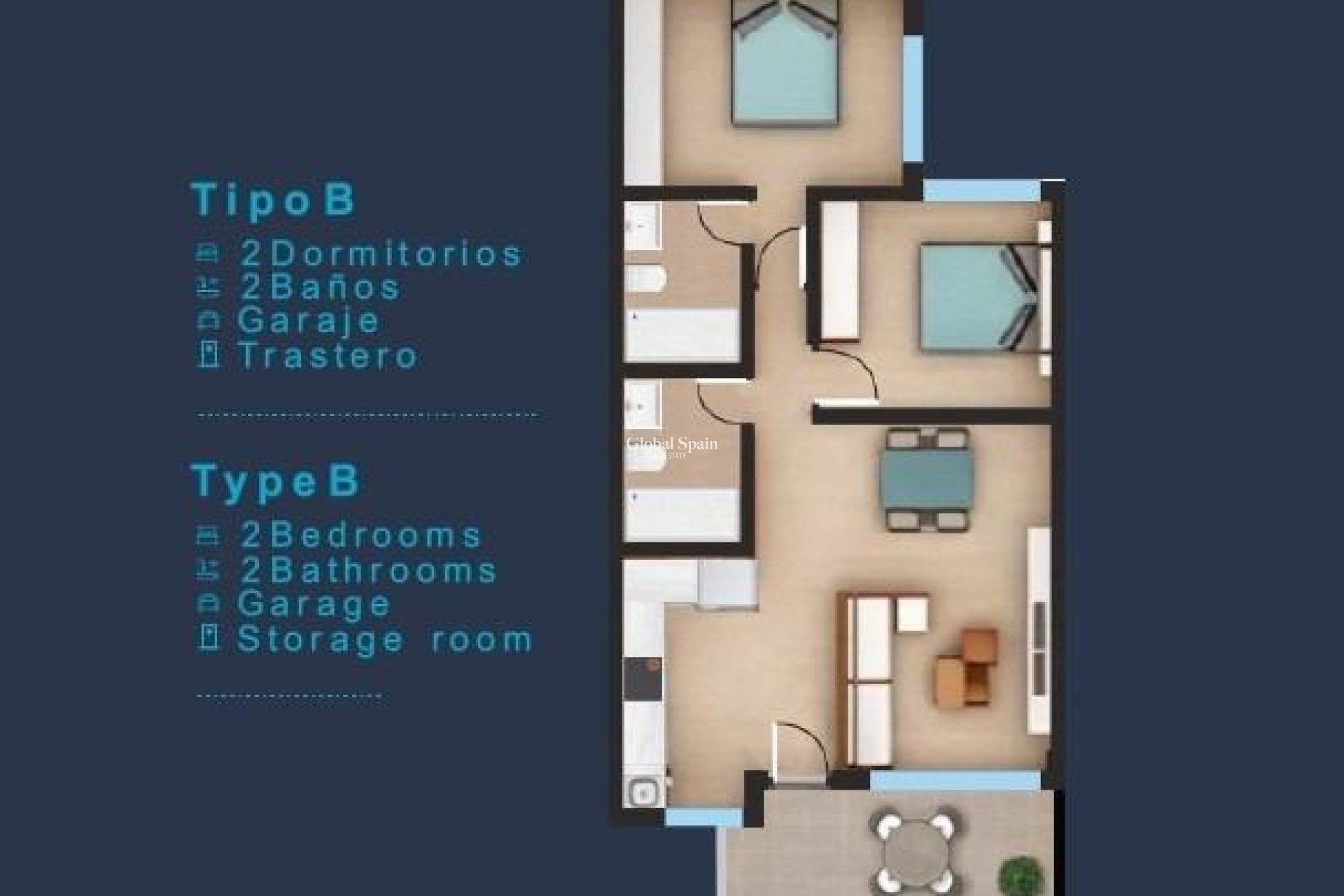 Nouvelle construction - APPARTEMENT -
SAN PEDRO DEL PINATAR - Los Pinos