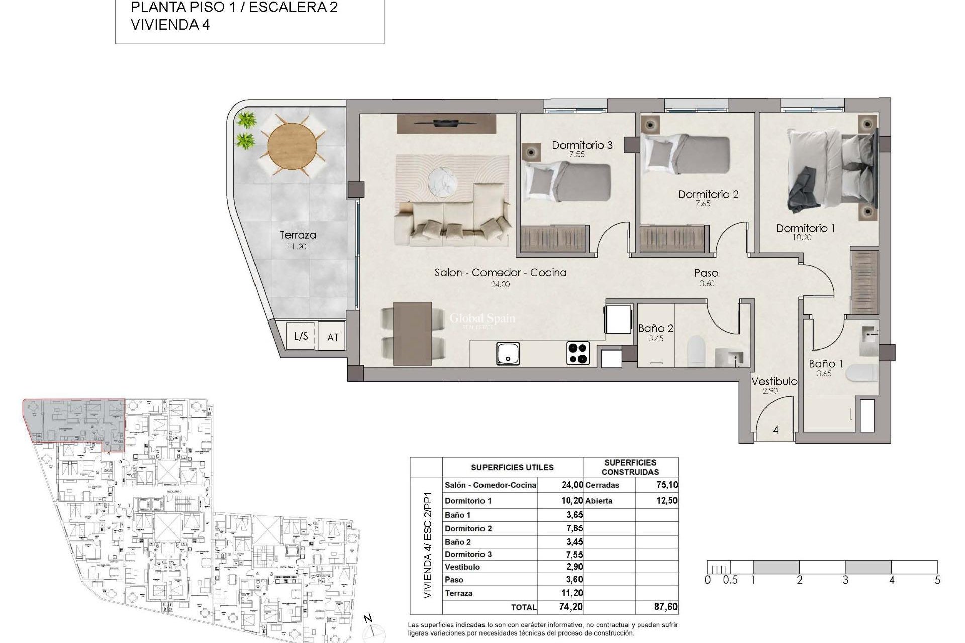 Nouvelle construction - APPARTEMENT -
SANTA POLA - Estacion de autobuses