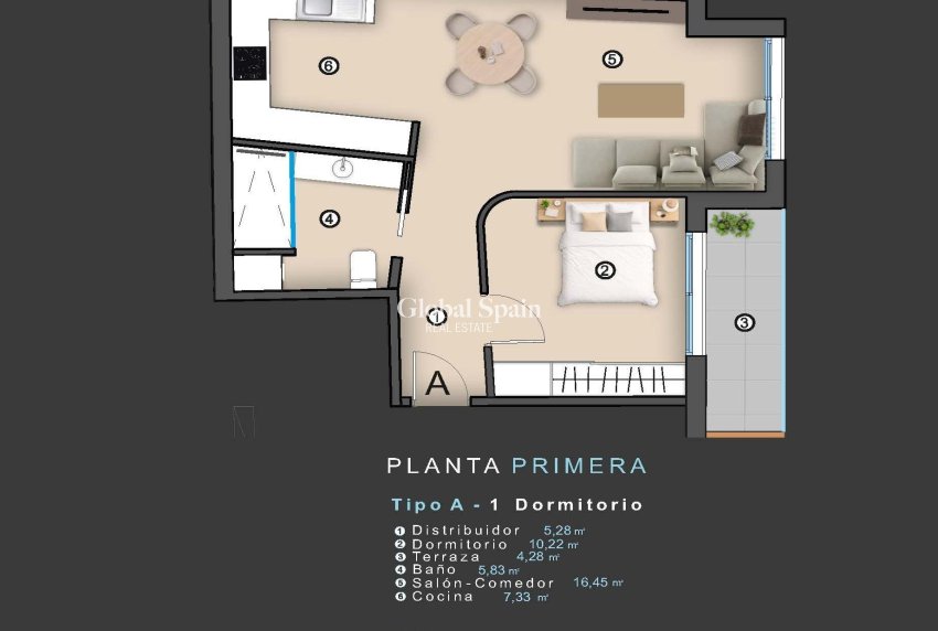 Nouvelle construction - APPARTEMENT -
TORREVIEJA - Center