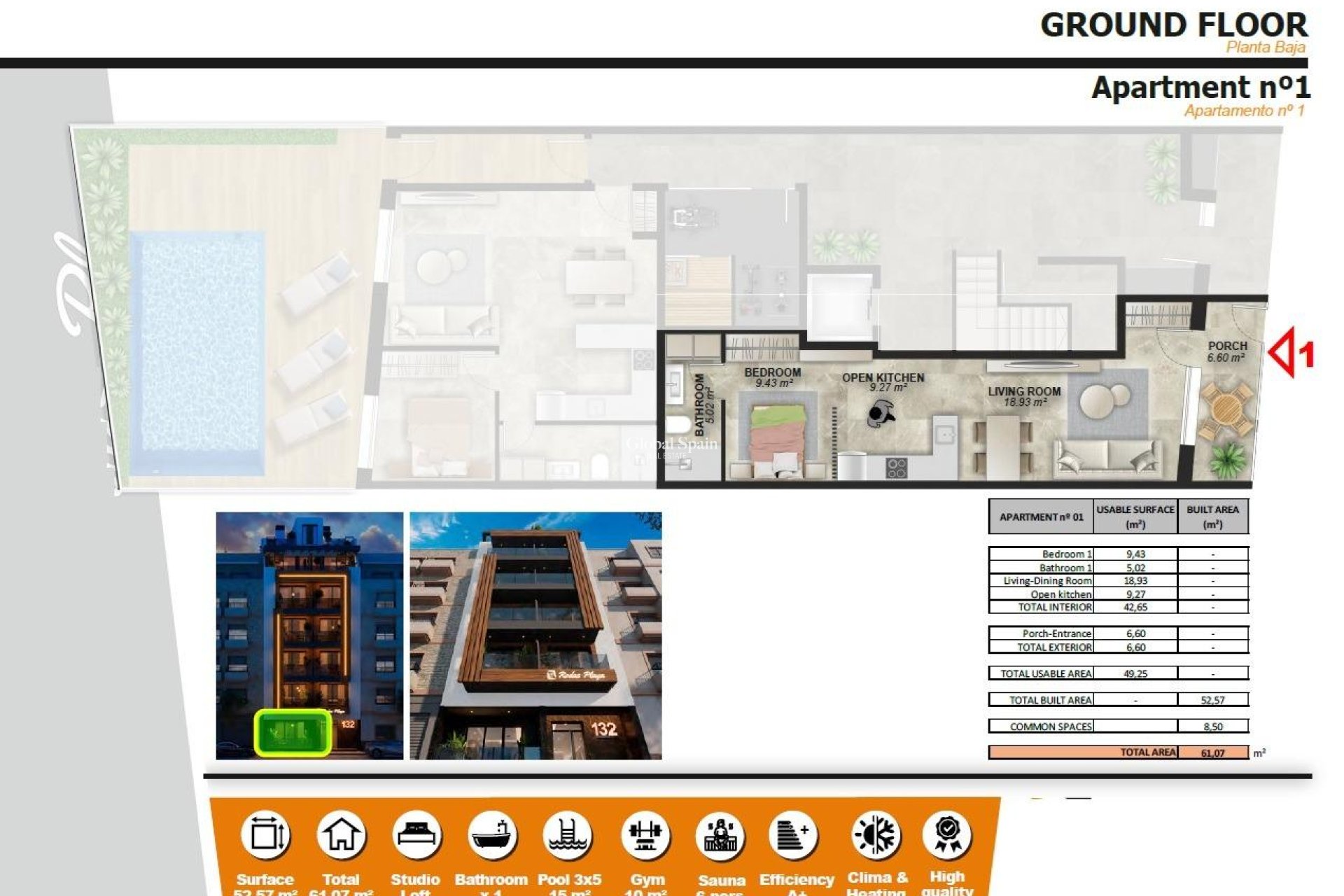 Nouvelle construction - APPARTEMENT -
TORREVIEJA - Playa de El Cura