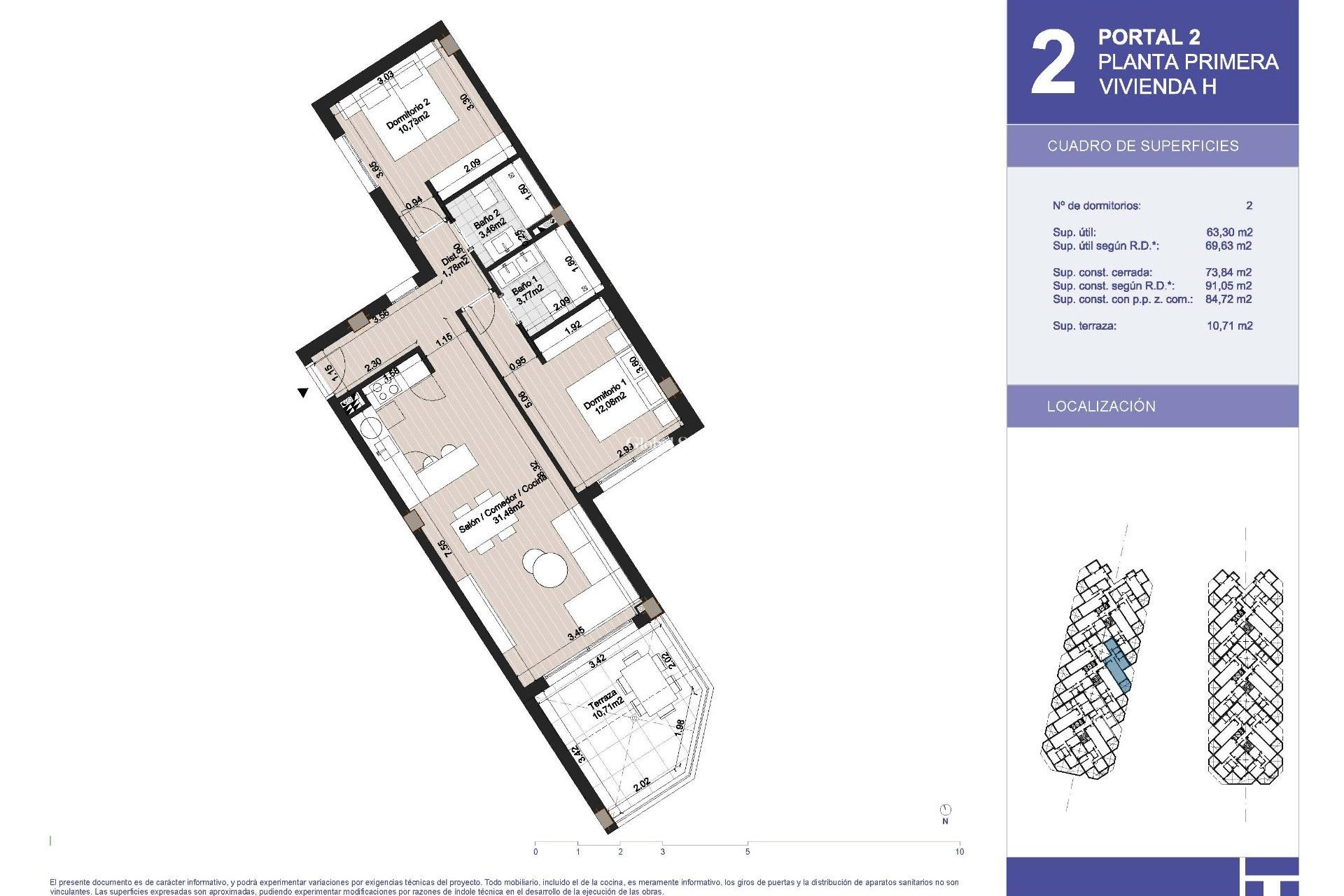 Nouvelle construction - APPARTEMENT -
TORROX - El Morche