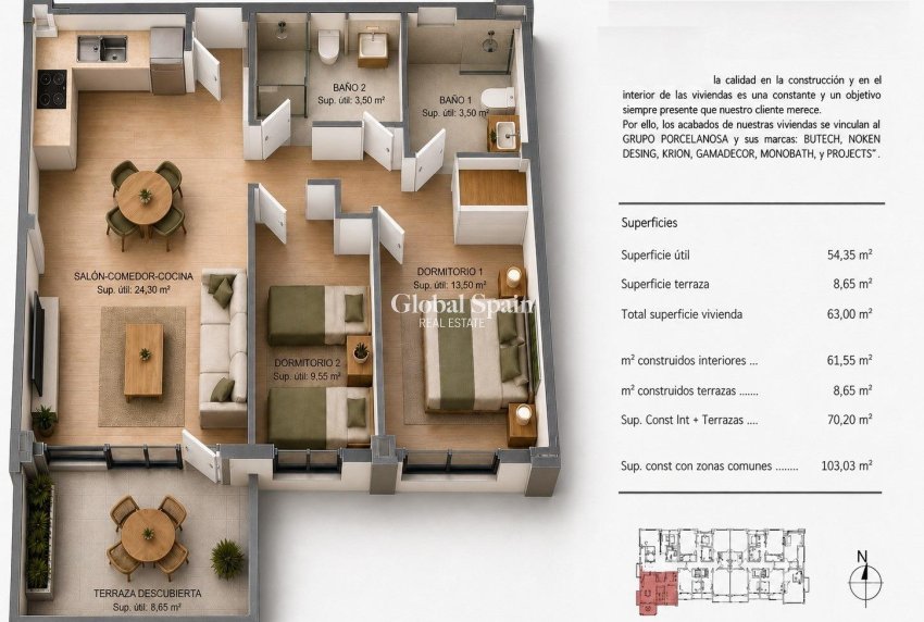 Nouvelle construction - APPARTEMENT -
VILLAJOYOSA - Cala de Finestrat