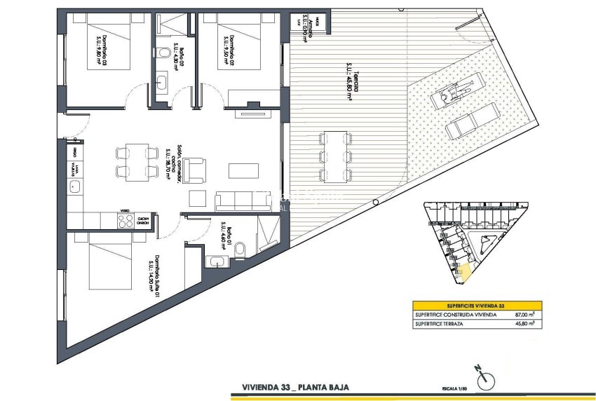 Nouvelle construction - Bungalow au rez-de-chaussée -
SAN FULGENCIO - Pueblo