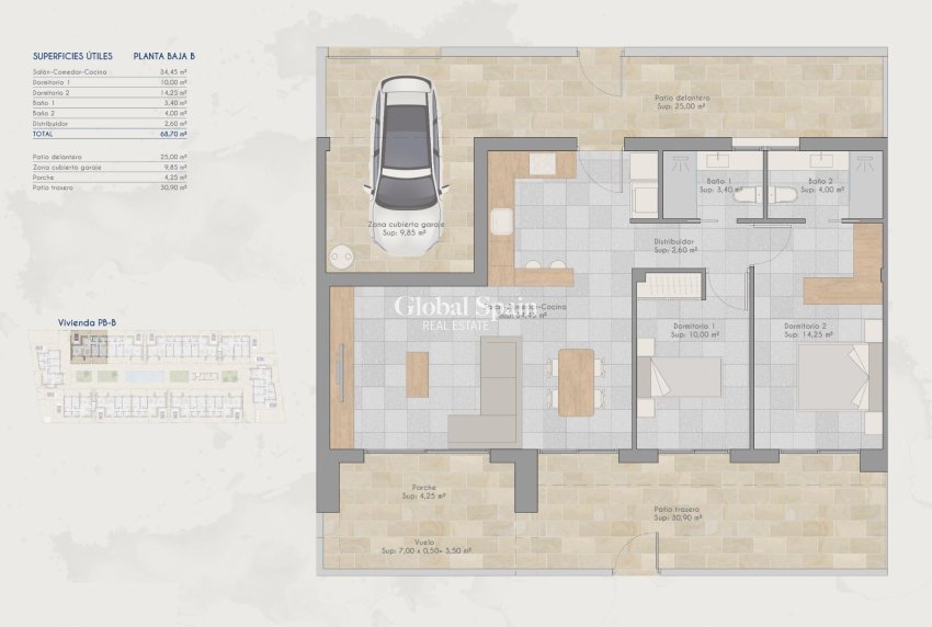 Nouvelle construction - Bungalow au rez-de-chaussée -
TORRE PACHECO - Torrepacheco