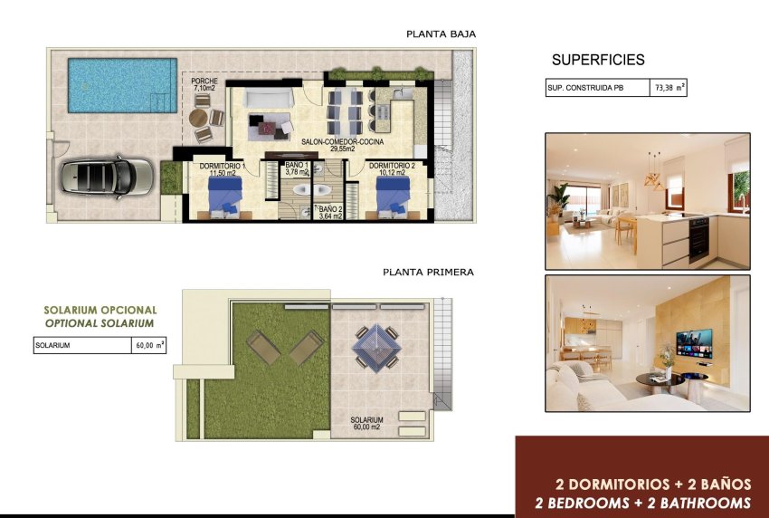 Nouvelle construction - Maison jumelée -
ORIHUELA - Vistabella Golf