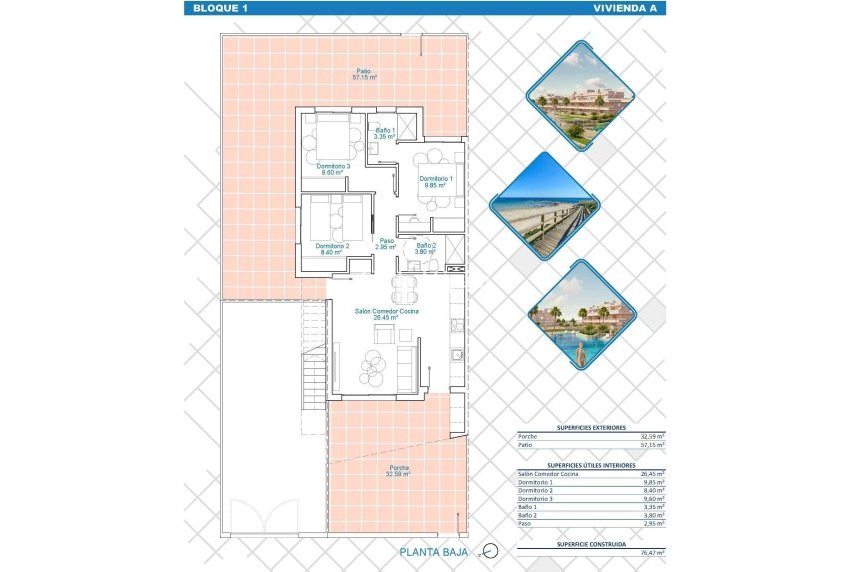 Nouvelle construction - Maison -
PILAR DE LA HORADADA - Lo Monte