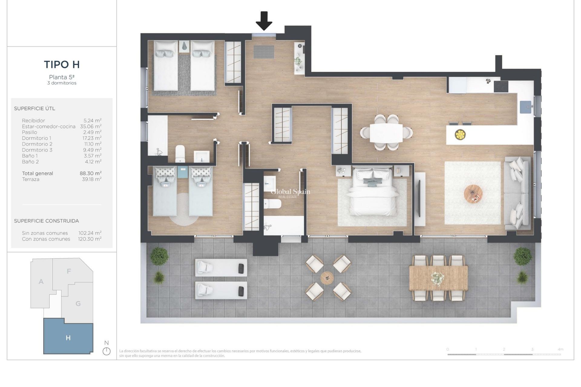 Nouvelle construction - PENTHOUSE -
ALICANTE - BENALÚA