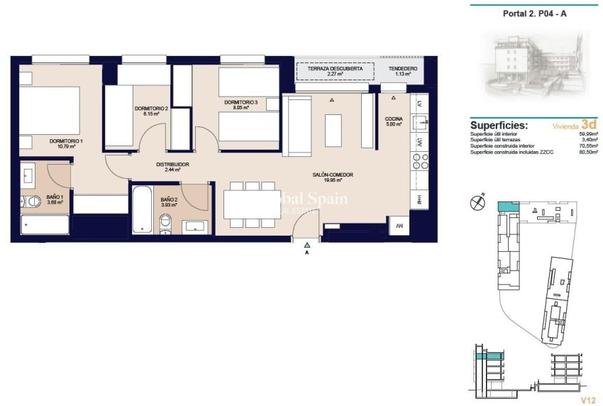 Nouvelle construction - PENTHOUSE -
ALICANTE - San Agustín