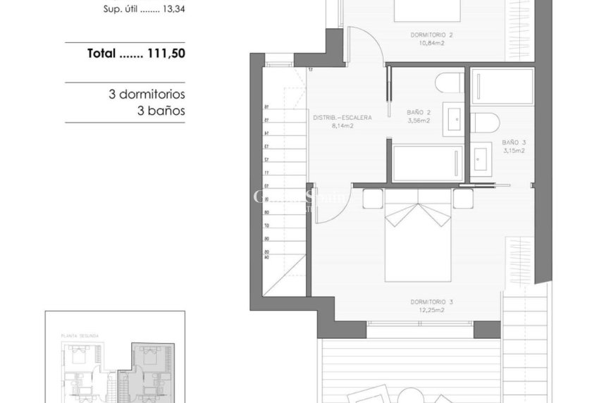 Nouvelle construction - PENTHOUSE -
BENEJÚZAR - pueblo