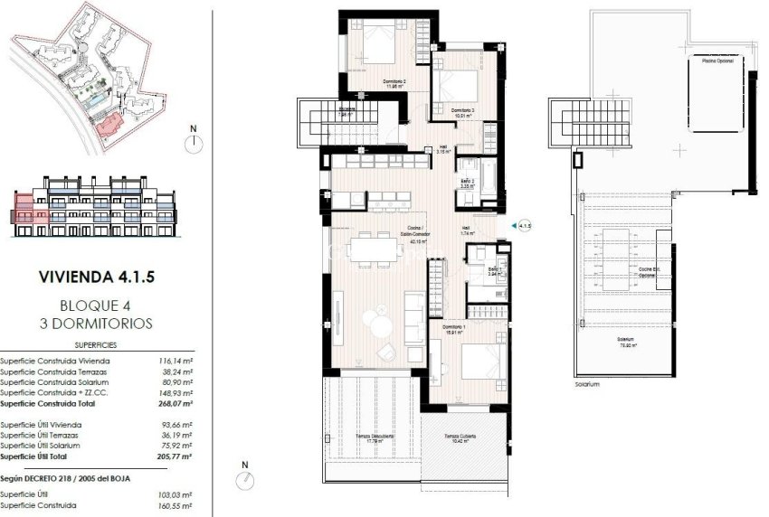 Nouvelle construction - PENTHOUSE -
CASARES - Doña Julia Golf