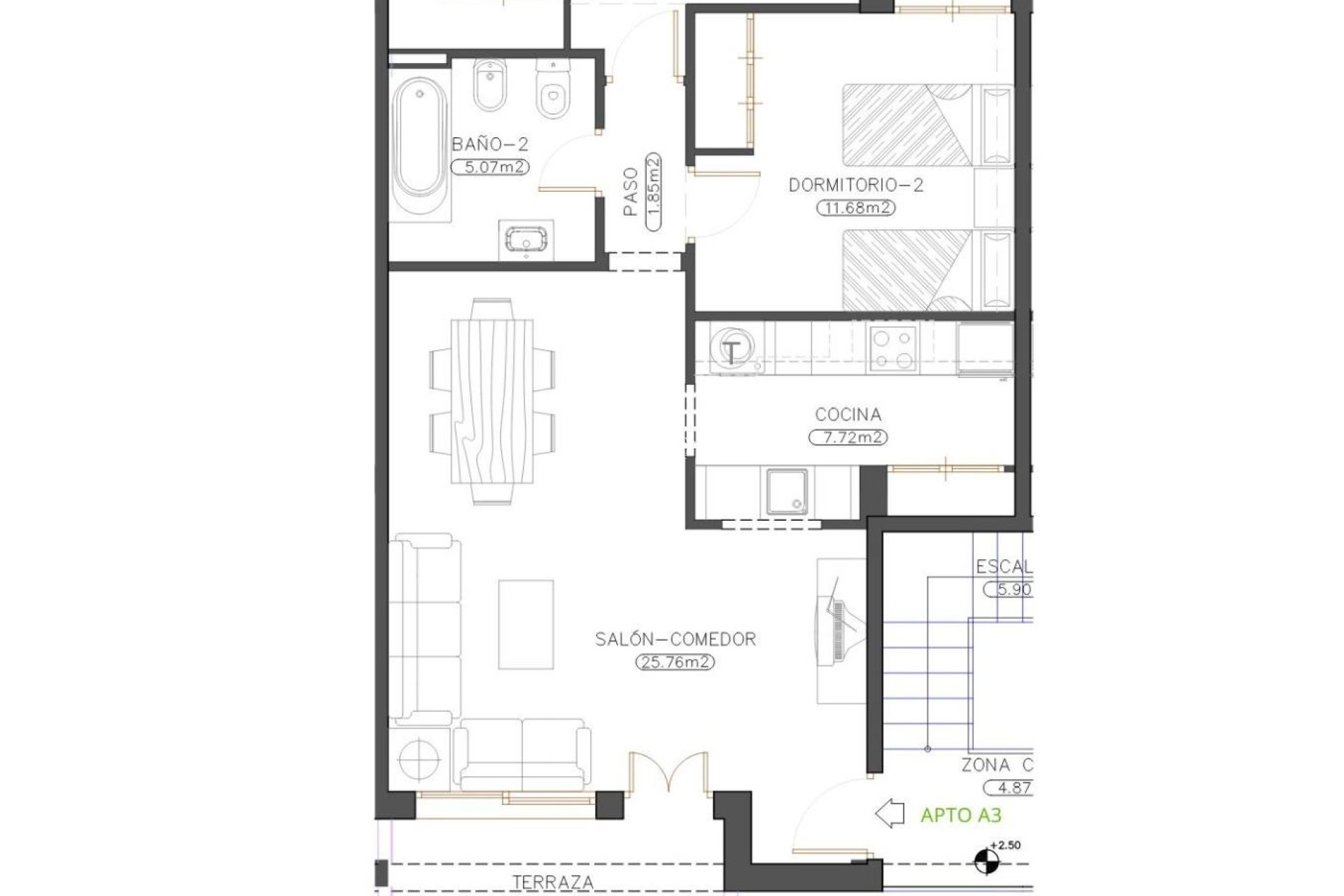 Nouvelle construction - PENTHOUSE -
CUEVAS DEL ALMANZORA - Herrerias