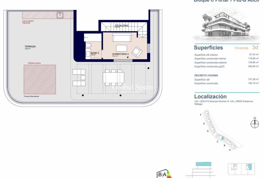 Nouvelle construction - PENTHOUSE -
ESTEPONA - Buenas Noches