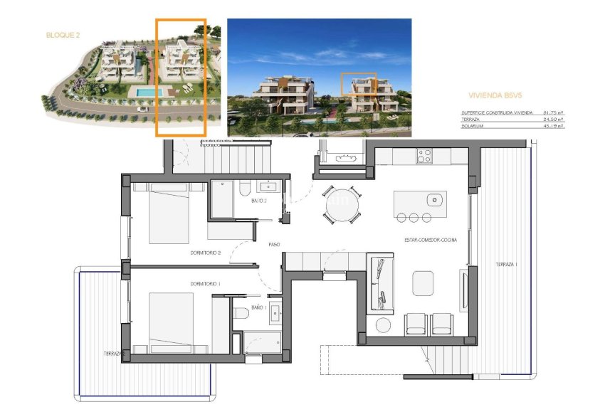 Nouvelle construction - PENTHOUSE -
FUENTE ÁLAMO DE MURCIA - Hacienda del Alamo