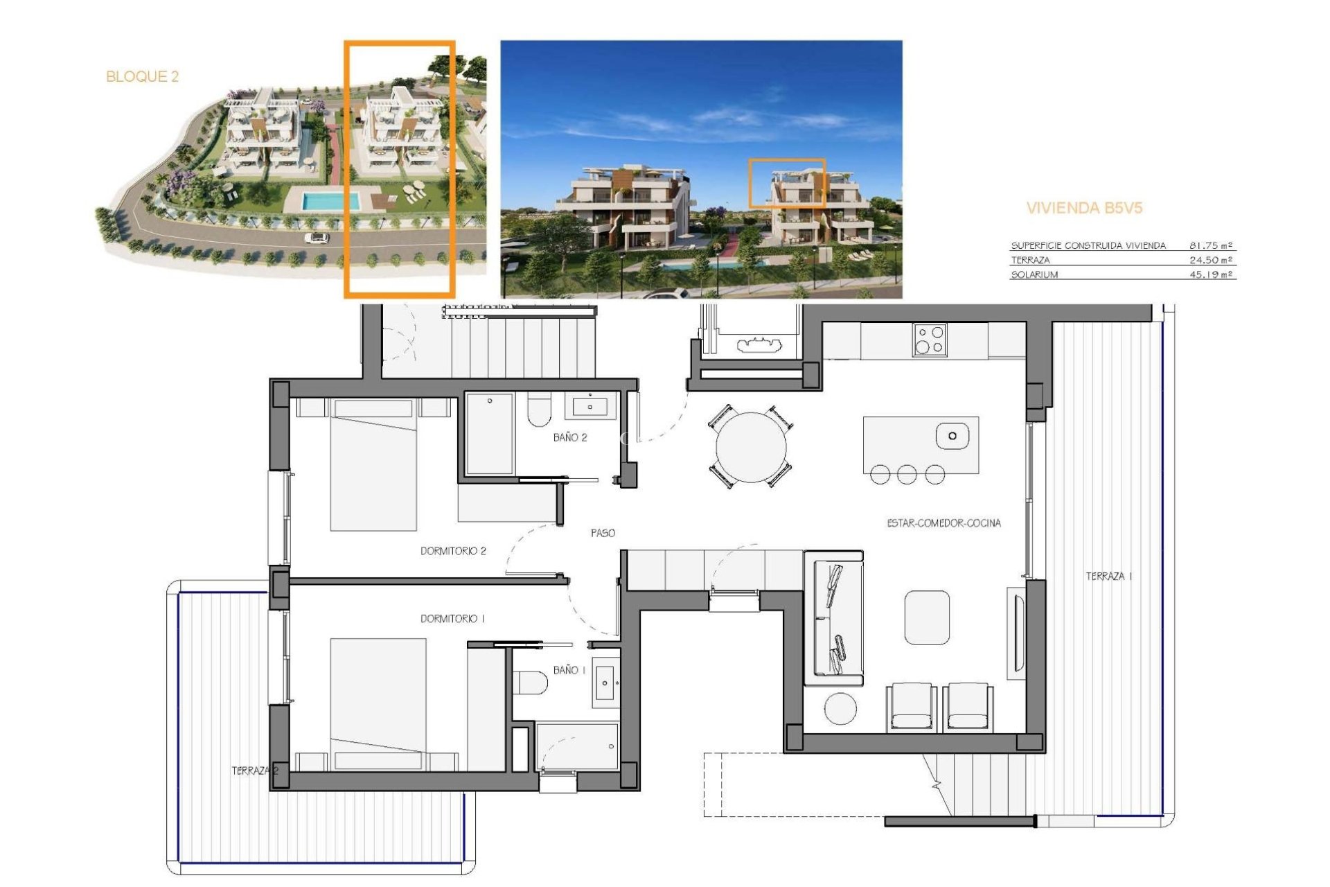 Nouvelle construction - PENTHOUSE -
FUENTE ÁLAMO DE MURCIA - Hacienda del Alamo