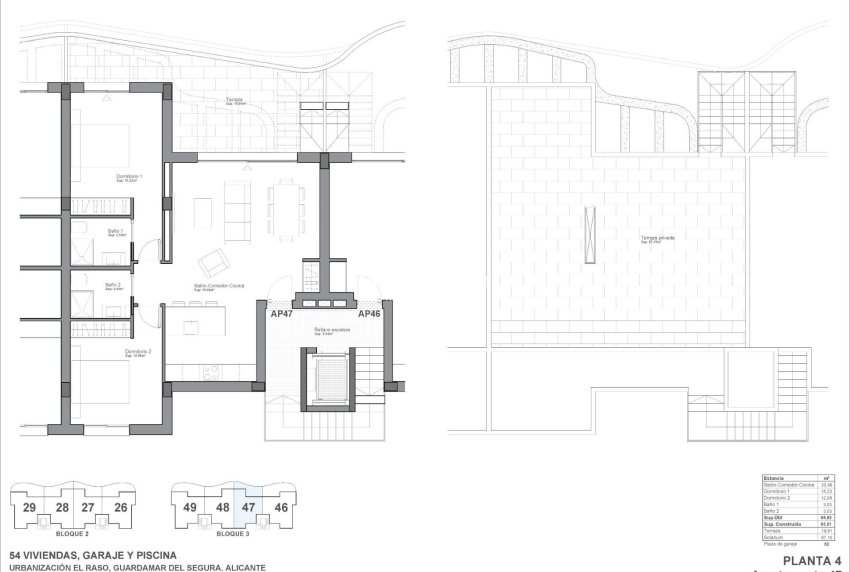 Nouvelle construction - PENTHOUSE -
GUARDAMAR DEL SEGURA - EL RASO