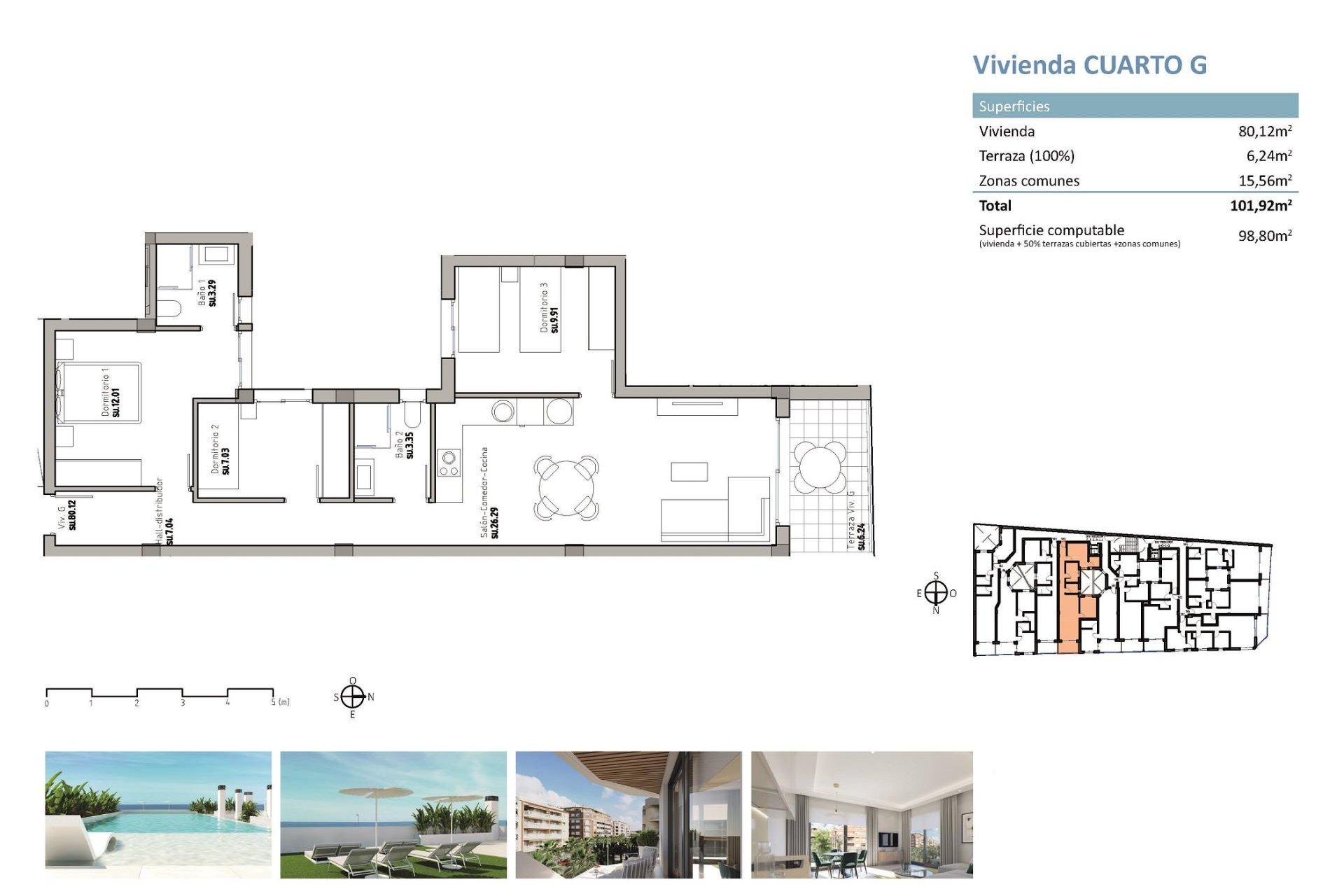 Nouvelle construction - PENTHOUSE -
GUARDAMAR DEL SEGURA
