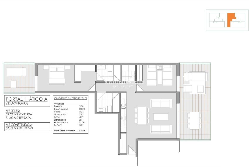 Nouvelle construction - PENTHOUSE -
JÁVEA - Pueblo
