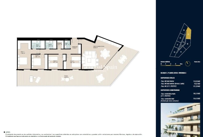 Nouvelle construction - PENTHOUSE -
MANILVA - Castillo de la Duquesa